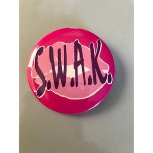 Swak S.W.AK. Kiss Clothing Valentine’s Day Pin Button Pinback